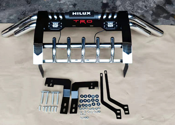 Griglia d'acciaio Antivari Hilux Vigo Bull Bar del camioncino del metallo nero