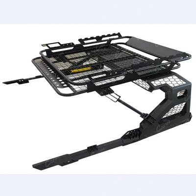 Innovativa barra in acciaio rivestita in polvere nera senza perforazione per camion 4x4