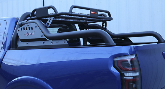 Rotolo Antivari d'acciaio nero di sport 4X4 con lo scaffale di tetto per Hilux Revo Ford Ranger